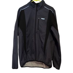 Arsuxeo Dark Gray and Black Cycling Jacket Size XL
